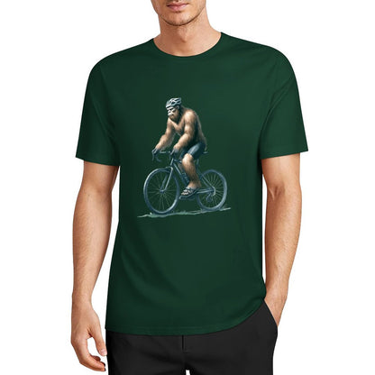 Bigfoot - Sasquatch Bicycle Short Sleeve Cotton T-Shirt