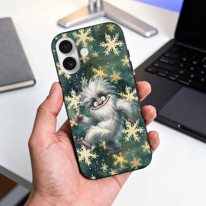 Silly Yeti Dancing, iPhone 17 TPU Black Phone Case