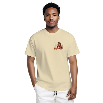 Sarcastic Sasquatch Short Sleeve 100% Cotton T-shirt- Double Sided