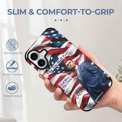 Charlie Kirk Memorial Microfiber Case for iPhone 16 Series