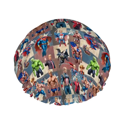 20 Donald Trump Designs, Reusable Shower Cap