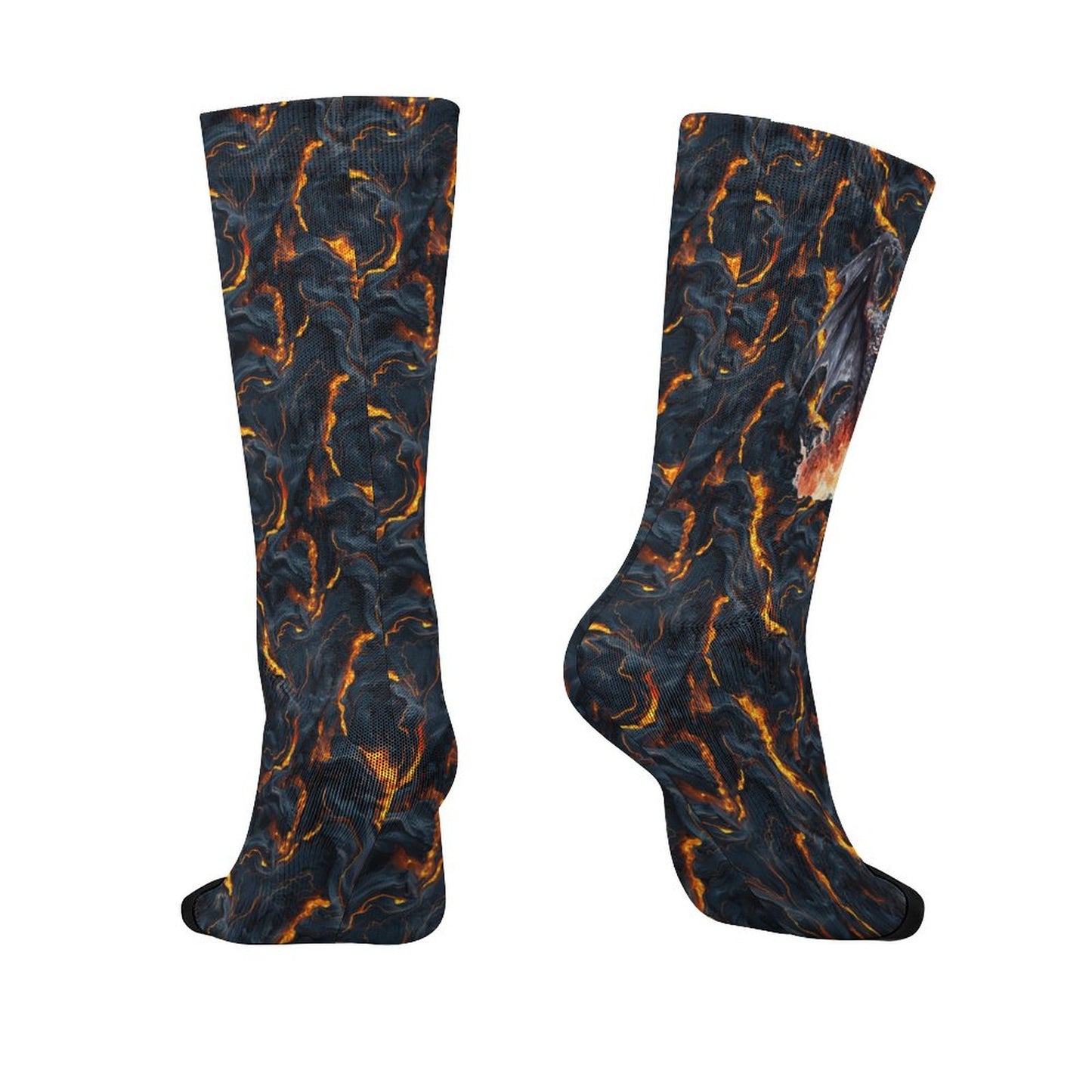 Fire Dragon, Children’s Polyester Socks
