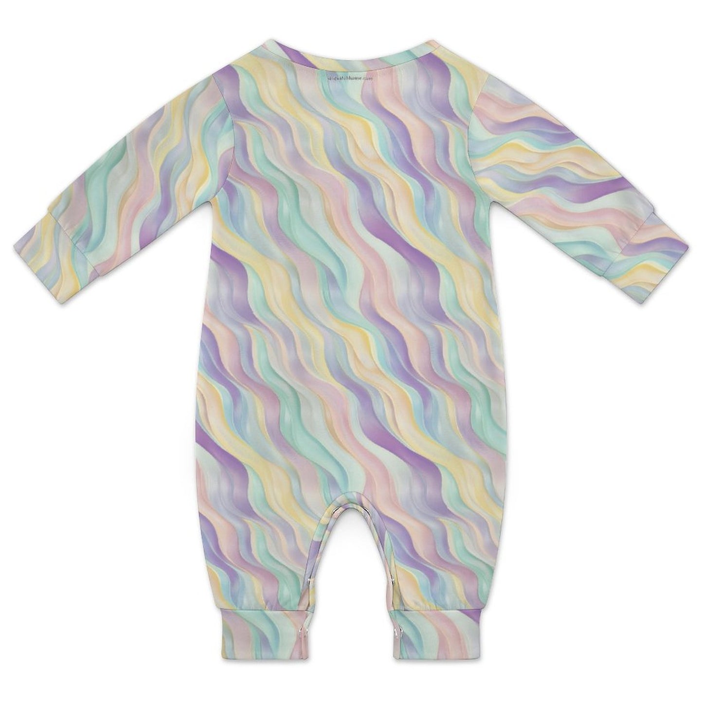 Baby Fairy, Long Sleeve Baby / Toddler Romper, Faux Cotton