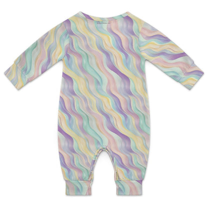 Baby Fairy, Long Sleeve Baby / Toddler Romper, Faux Cotton