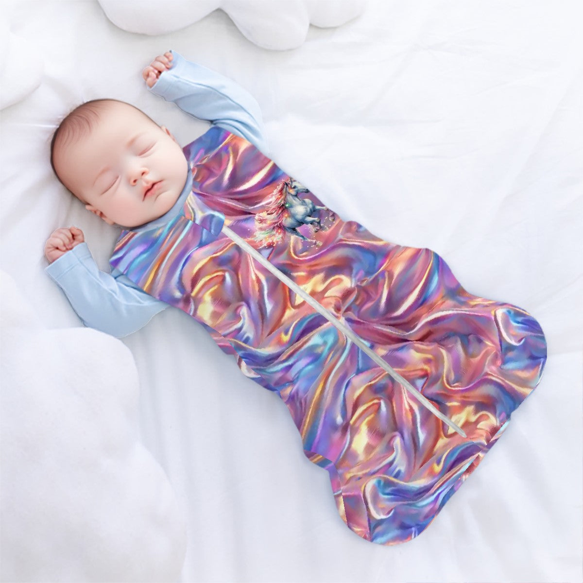 Rainbow Unicorn, Sleeveless Baby Sleep Sack