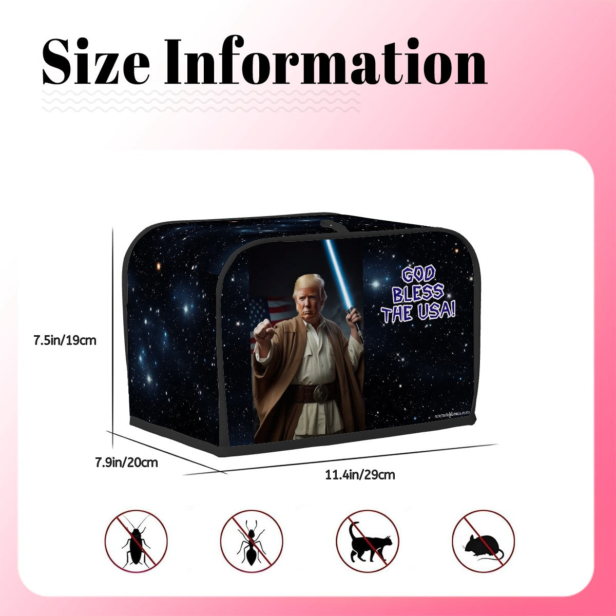 Donald Trump Jedi, 2 Slice Toaster Cover