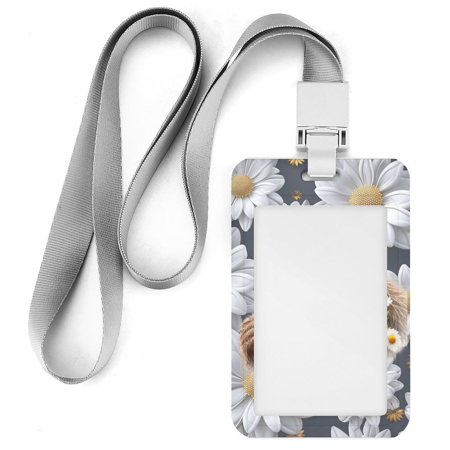 Sasquatch "Smell the Flowers" Vertical ID Badge Holder