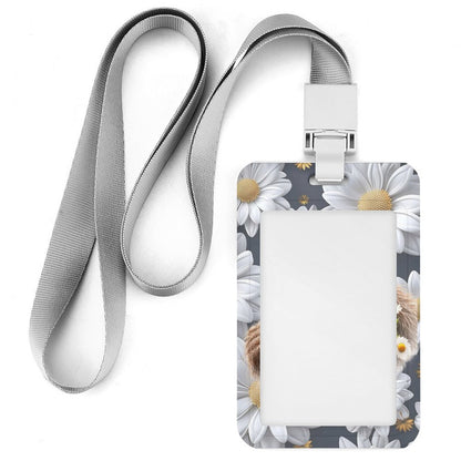 Sasquatch "Smell the Flowers" Vertical ID Badge Holder