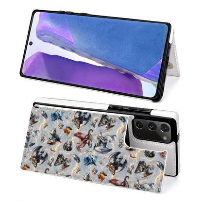 Flip Phone Case / wallet for Samsung Note20 Series- Misc Designs, dragons, smurfs, zombies