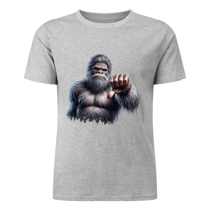 Bigfoot - Sasquatch Thumbs Down Short Sleeve Cotton T-Shirt