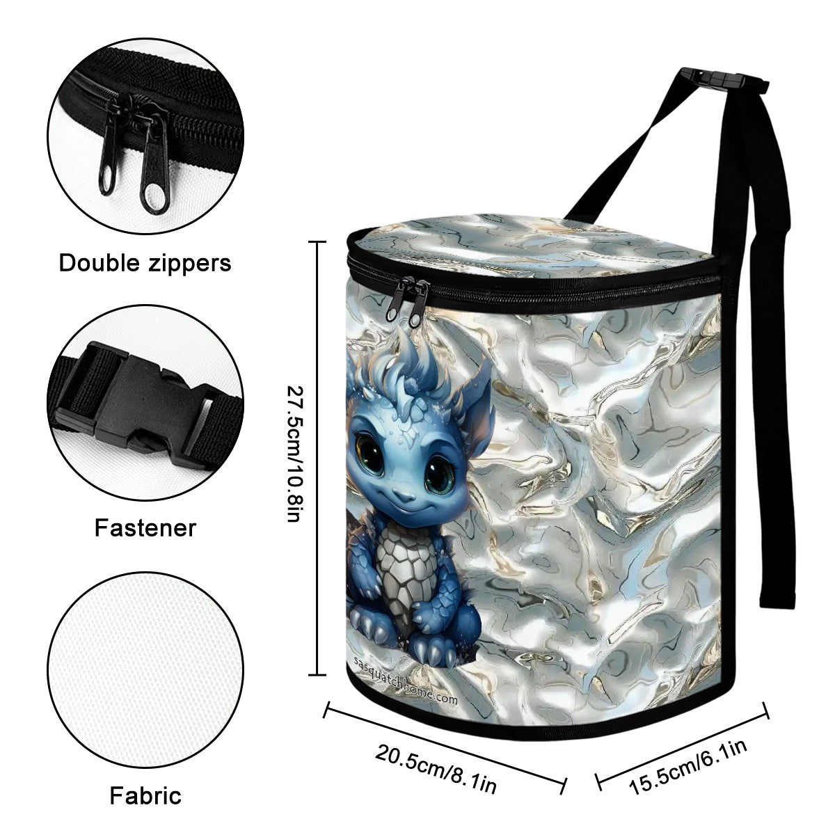Baby Dragon, Bucket-Shaped Car Trash Bag