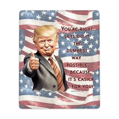 Donald Trump, MAGA, 9” x 7” Round Mouse Pad w/ Anti Slip Base
