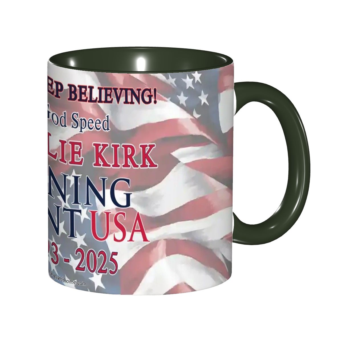 Charlie Kirk Memorial, Standard Colorful Coffee Mug (11oz) (Made in USA)