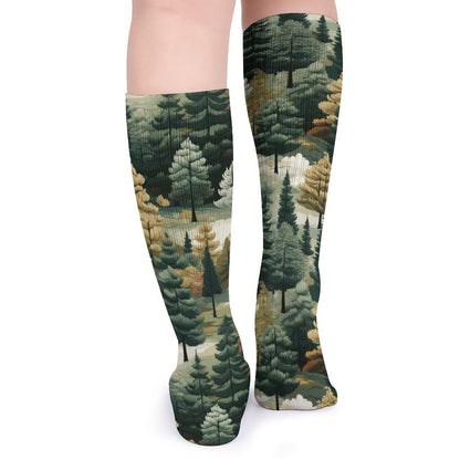 Bigfoot / Sasquatch LOVE, 15.5 Inch Tube Socks