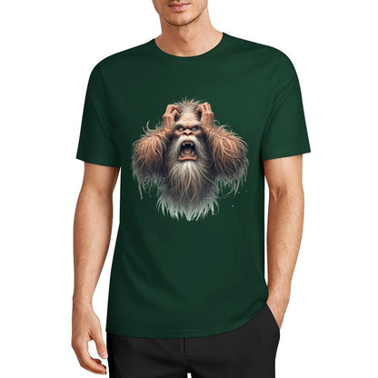 Bigfoot - Sasquatch Frustrated Short Sleeve Cotton T-Shirt