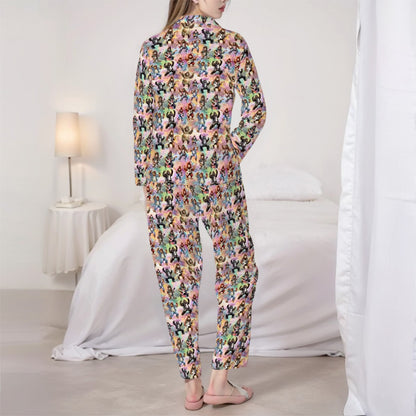 20 Bigfoot Sasquatch Designs, Women’s Long Sleeved Pajama Set