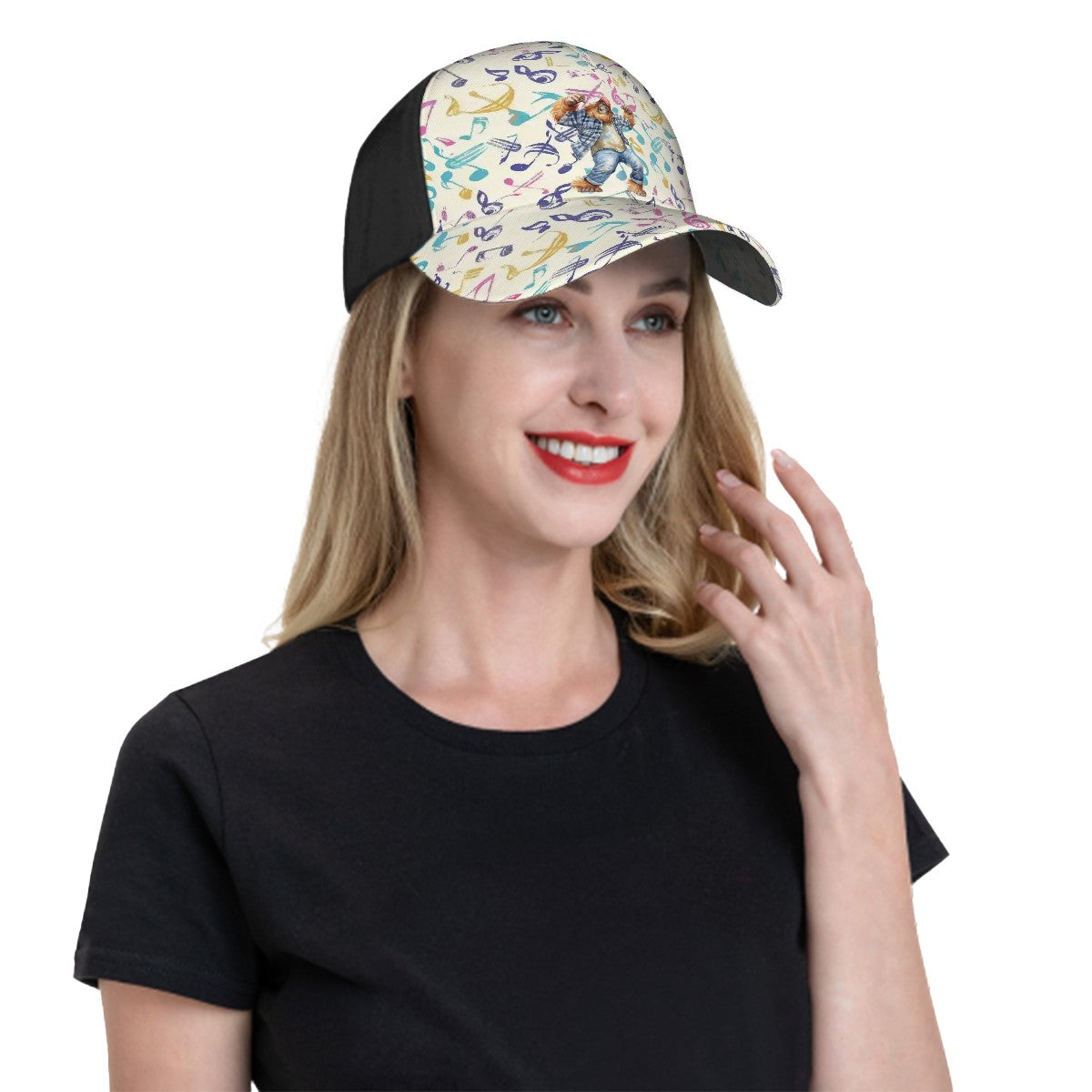 Bigfoot, Sasquatch, Dancing, Baseball Cap, Polyester Twill