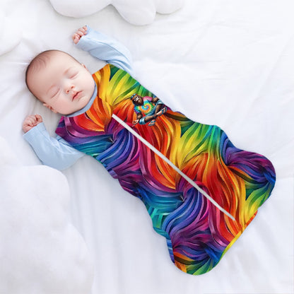 Sasquatch Rainbow Yoga, Sleeveless Baby Sleep Sack