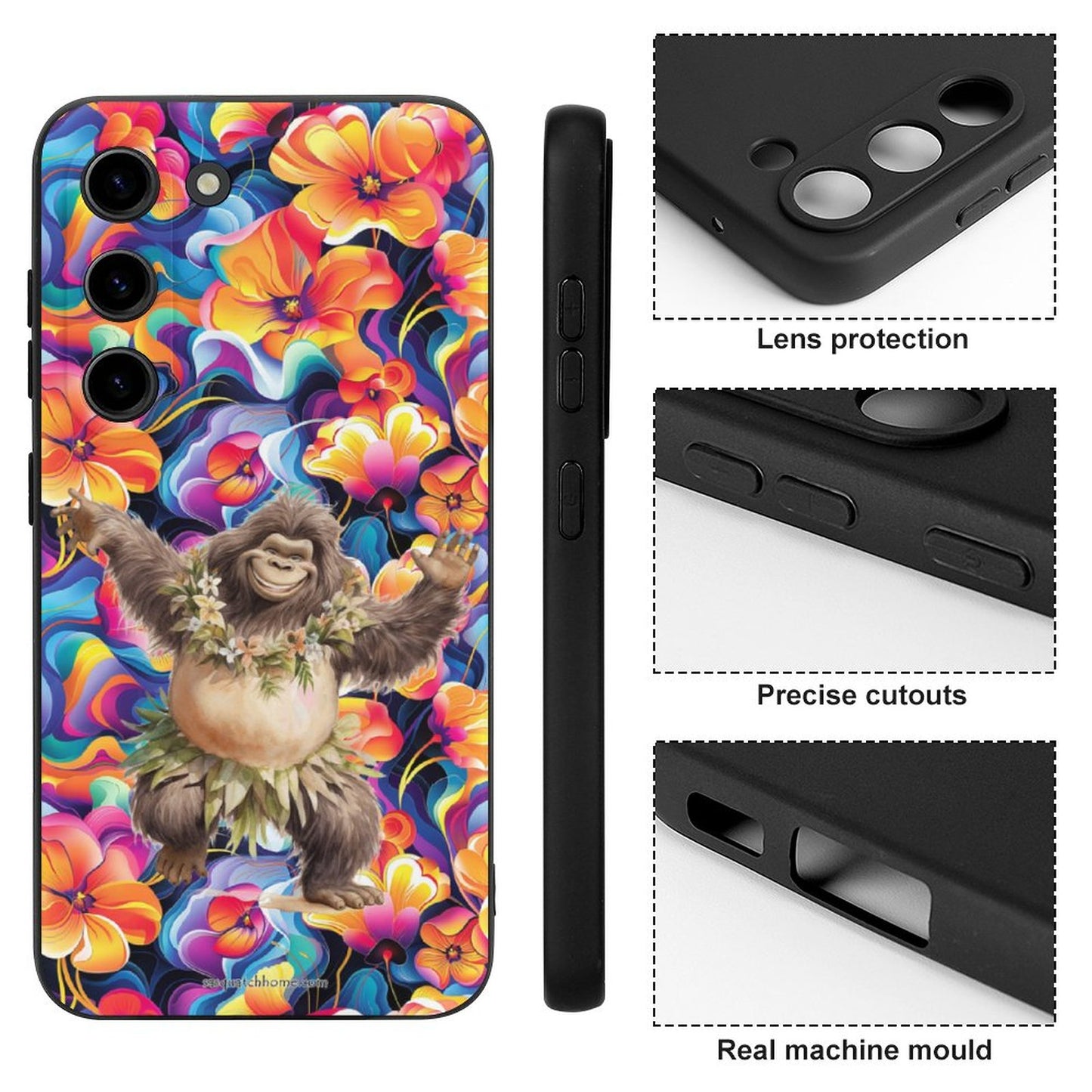 Hawaiian Bigfoot / Sasquatch Dancer, Samsung S23 Series TPU Cell Phone Case