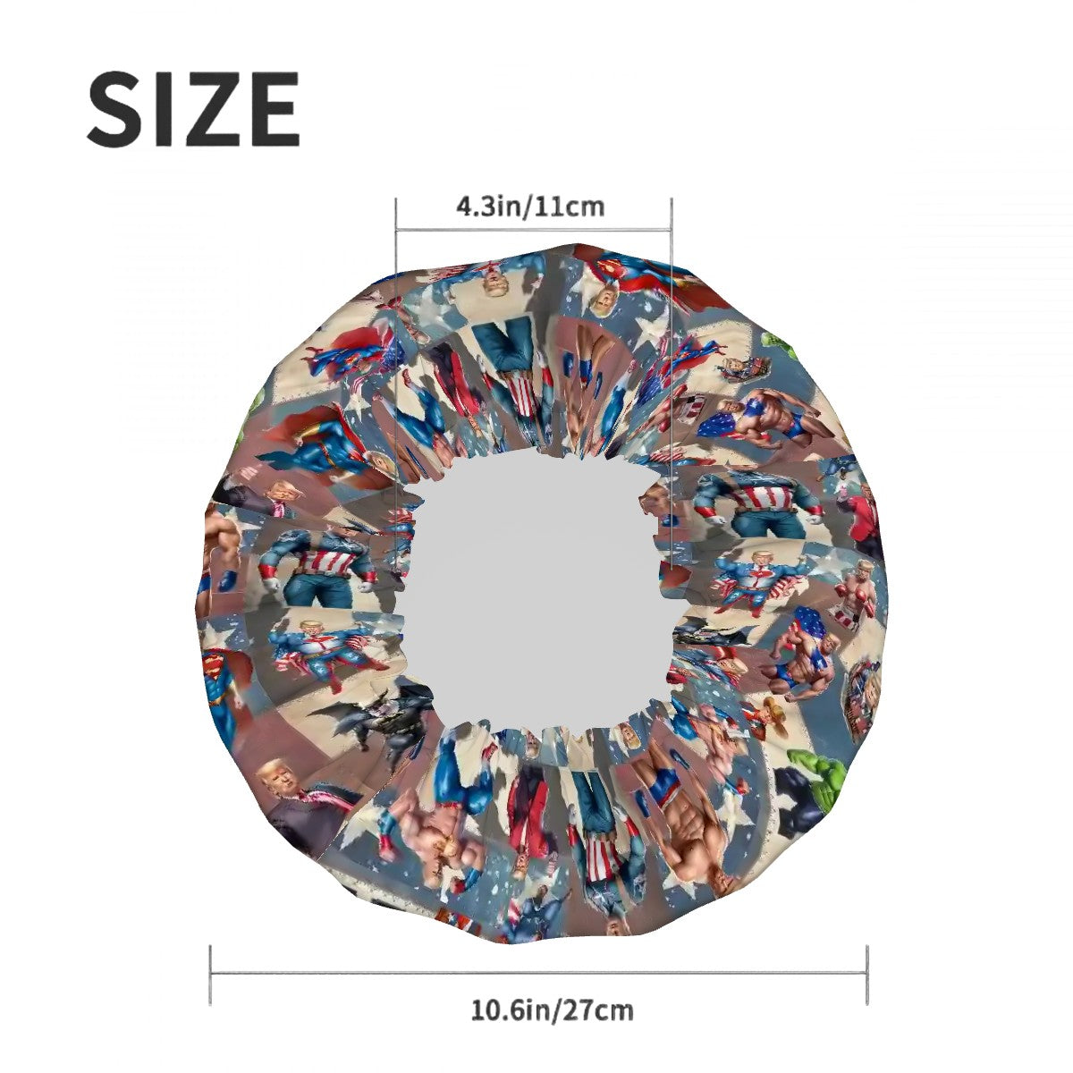 20 Donald Trump Designs, Reusable Shower Cap