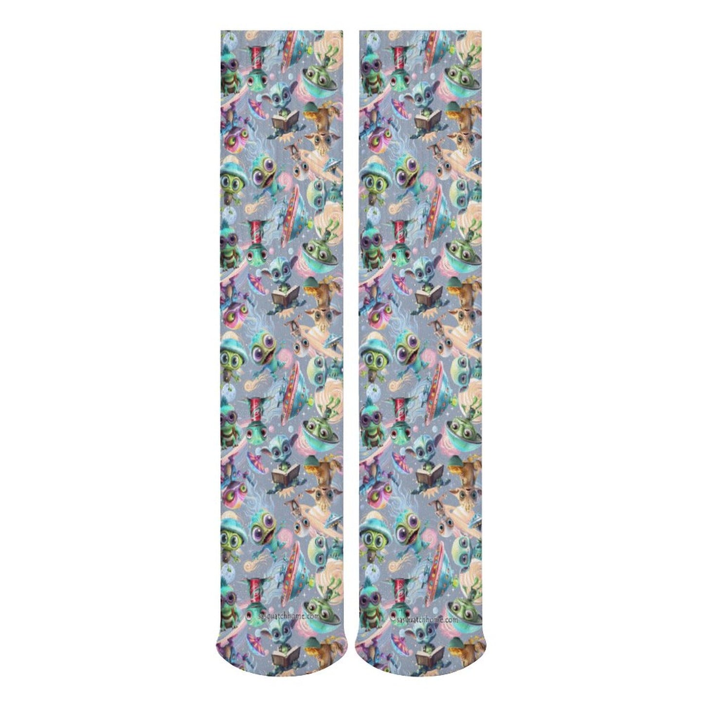 10 Animal Designs, 15.5 Inch Tube Socks