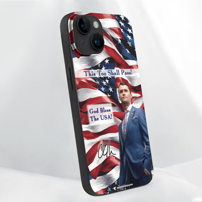 Charlie Kirk Memorial, TPU Apple iPhone 15 Case