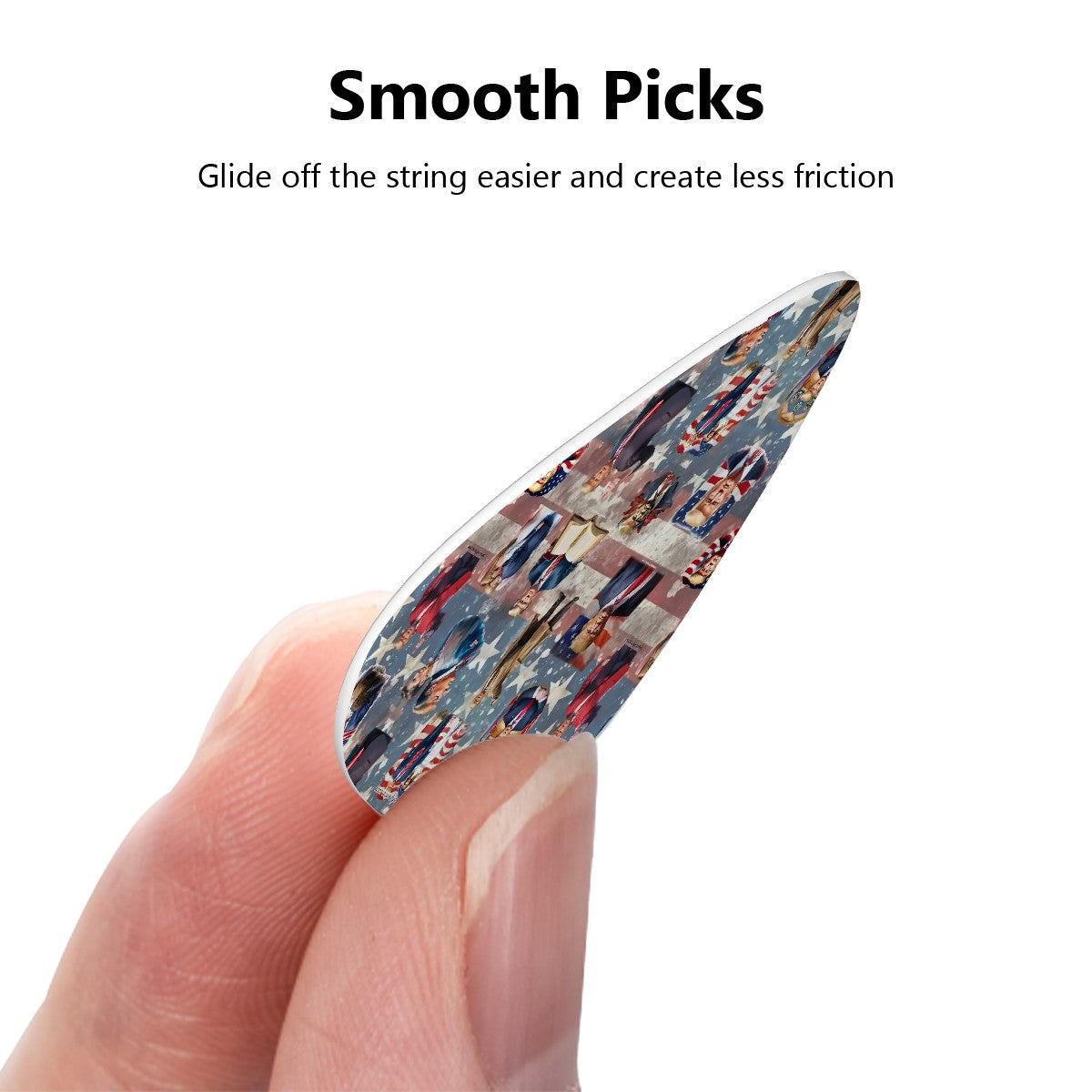 Guitar Picks 12Pcs, Donald Trump (20) Designs, 3 thicknesses