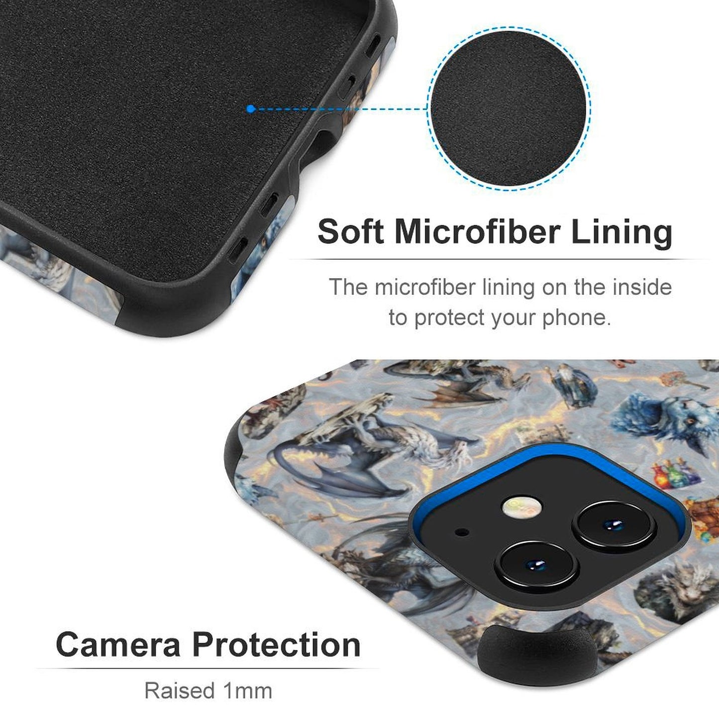 20 Misc Designs, Microfiber iPhone 11 Cases