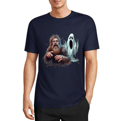 Bigfoot - Sasquatch Halloween Short Sleeve Cotton T-Shirt