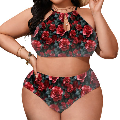 10 Beautiful Flower Designs, Plus Size High-Waisted Bikini Customized Services
