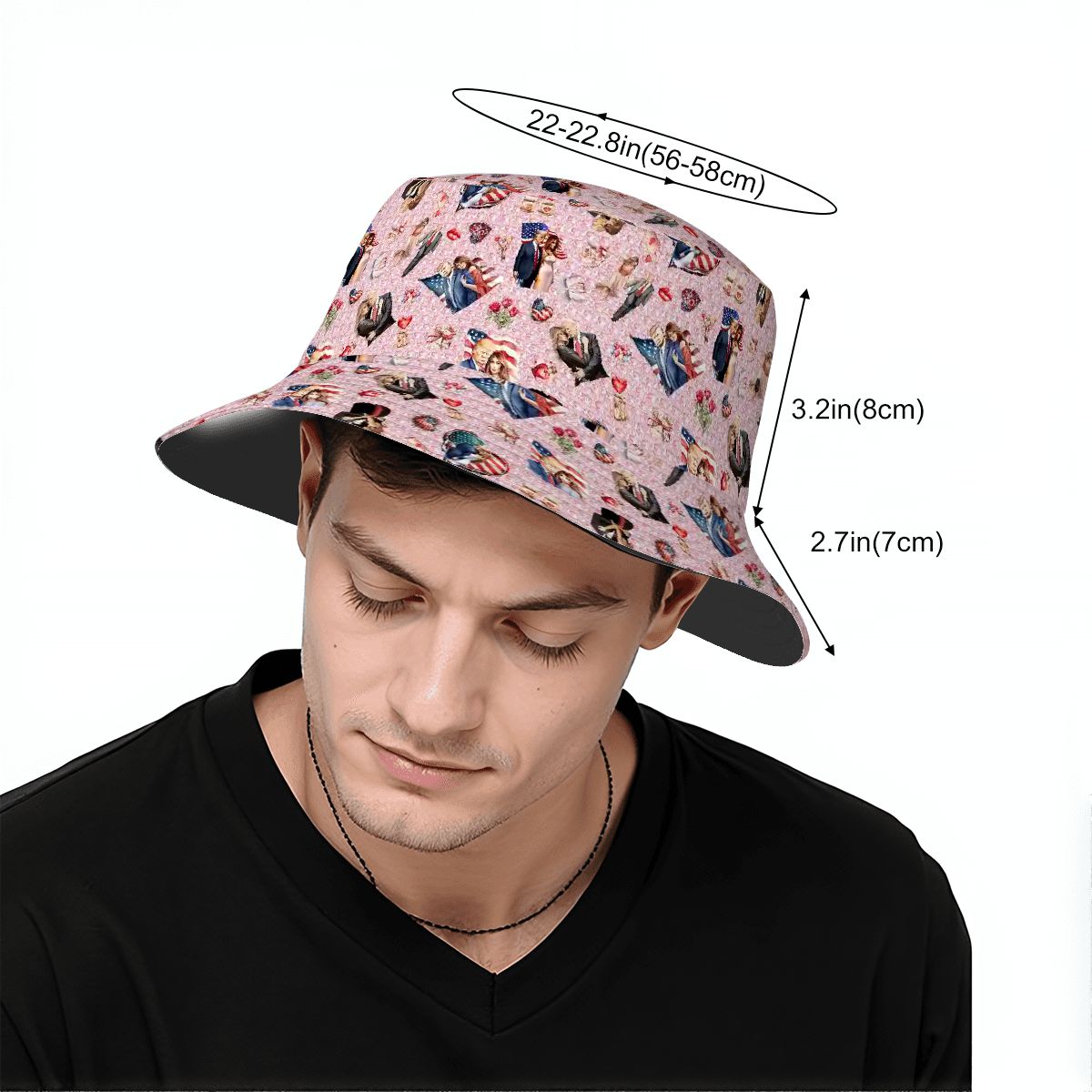 20 Donald Trump Designs, Adult Bucket Hat