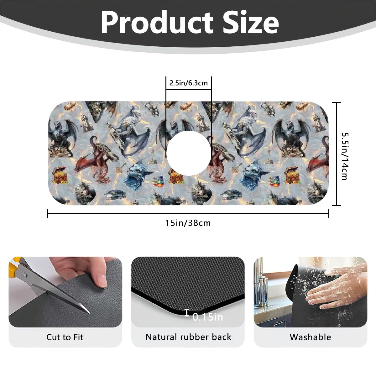 20 Misc Designs, Faucet Mat