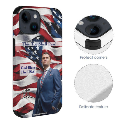 Charlie Kirk Memorial, Microfiber iPhone 14 Cases