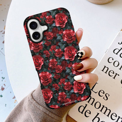 10 Flower Designs, Microfiber iPhone 16 Cases