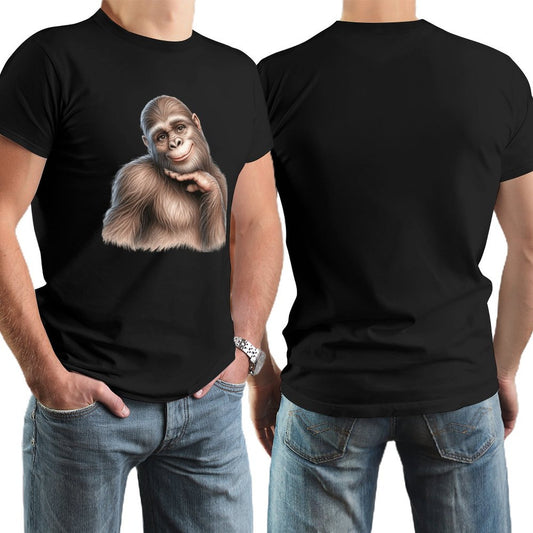 Bigfoot, Sasquatch, female, Short Sleeve Cotton T-shirt