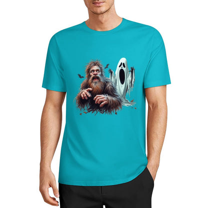 Bigfoot - Sasquatch Halloween Short Sleeve Cotton T-Shirt