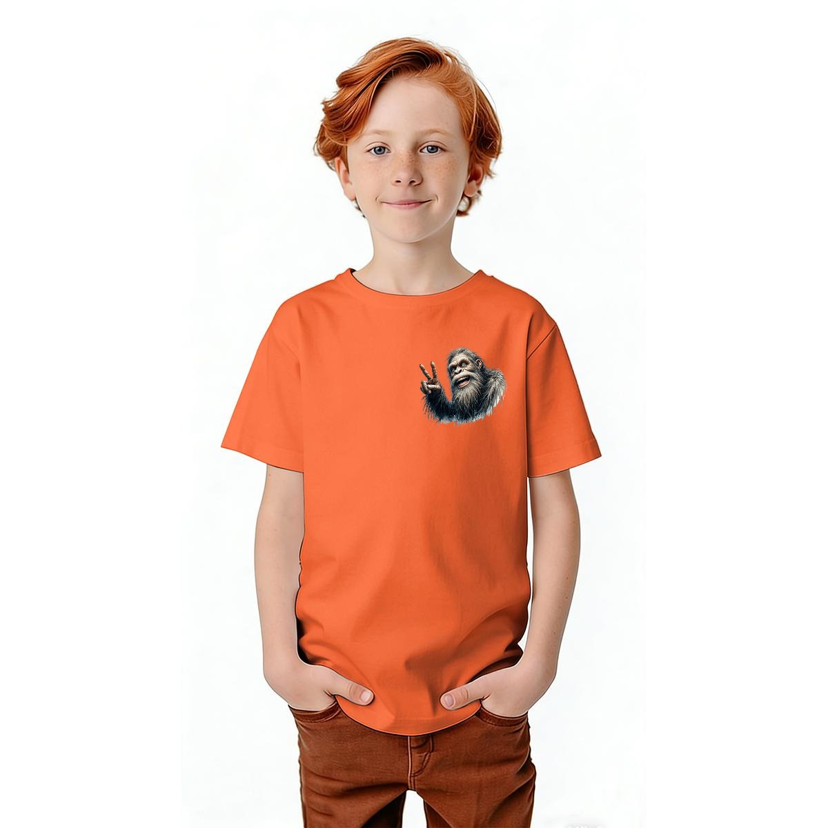 Bigfoot Sasquatch Designs, Kid’s Double Sided Gildan 5000B T Shirt