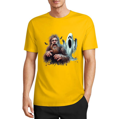 Bigfoot - Sasquatch Halloween Short Sleeve Cotton T-Shirt