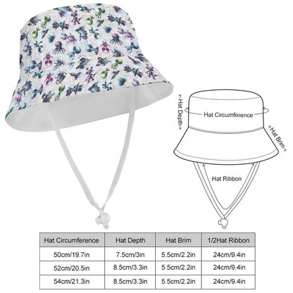 6 Alien Designs, Kid’s Bucket Hat