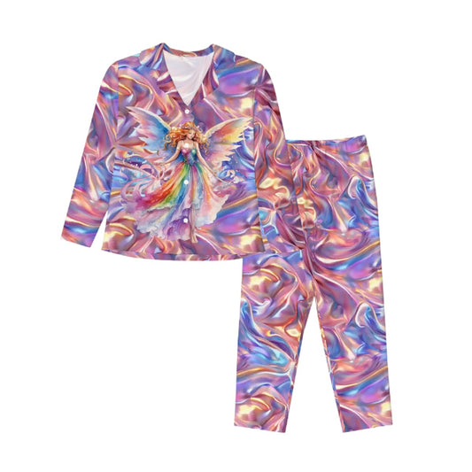 Fairy & Unicorn Themed Women’s Long Sleeved Pajama Set