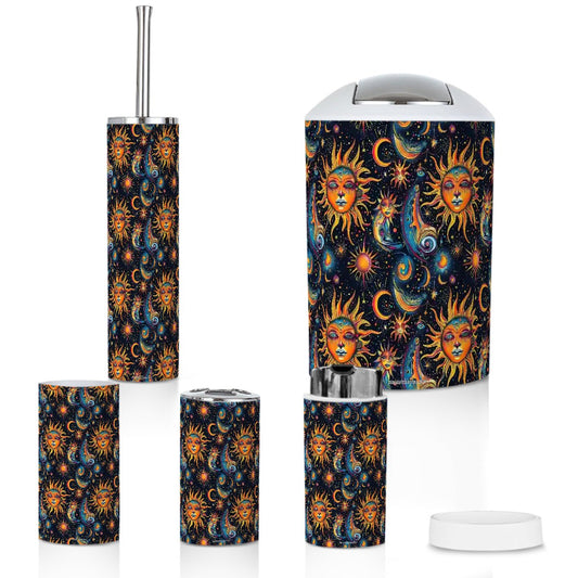 Astronomy Design, 5 Piece Bathroom Décor Set