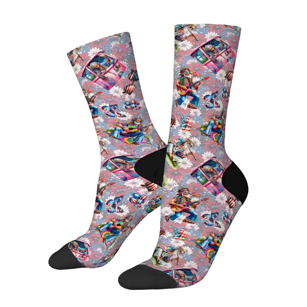 8 Patriotic Designs, Polyester Crew Socks