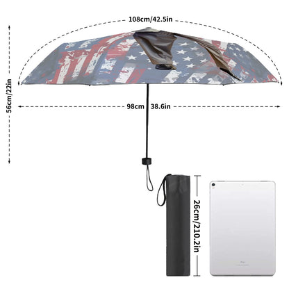 Sasquatch / Bigfoot Designs 38” UV Protection, Water Wicking Umbrella