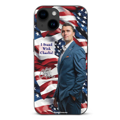 Charlie Kirk Memorial, TPU Apple iPhone 15 Series Case