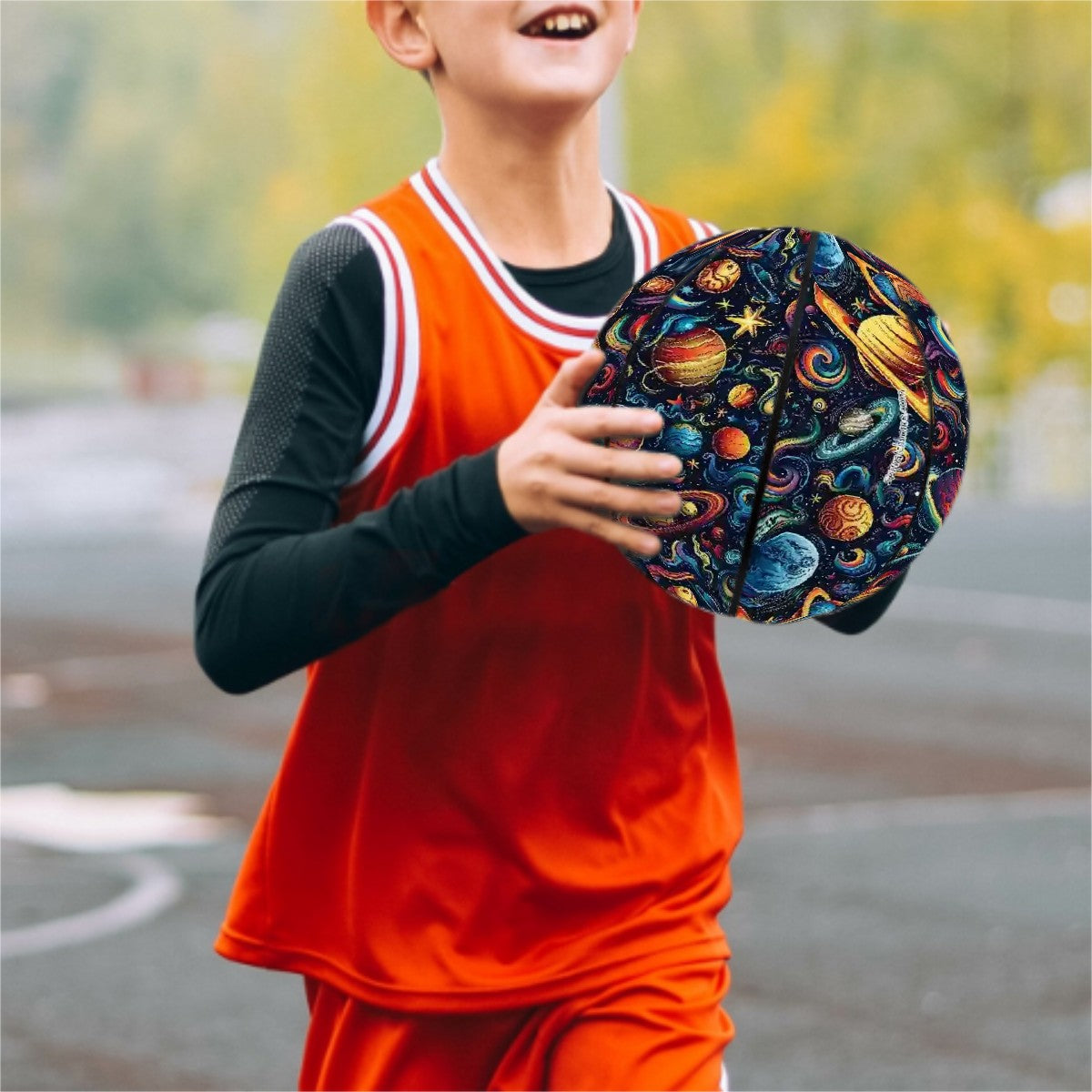 12 Galaxy / Outer Space, Leather Basketball