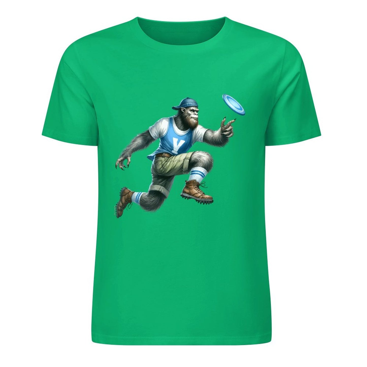 DTF 160gsm Cotton Men's Short Sleeve T-shirt (Front Printing)