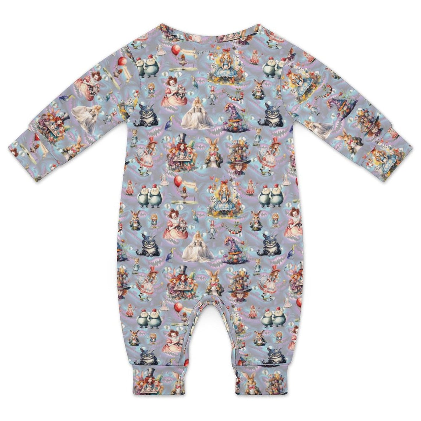 16 Misc Designs, Long Sleeve Baby / Toddler Romper, Faux Cotton