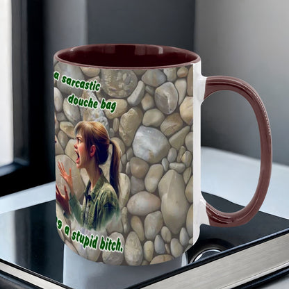 Sarcastic Sasquatch "I'll stop being..", Large 15 Ounce Colorful Mugs – Made In USA