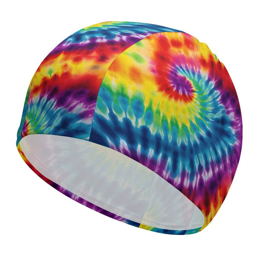19 Tie Dye Designs, Adult Swimming Cap