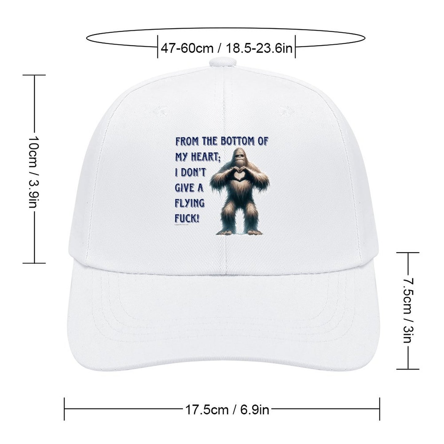Bigfoot, Sasquatch “From the bottom..", Baseball Cap – 8 Colors